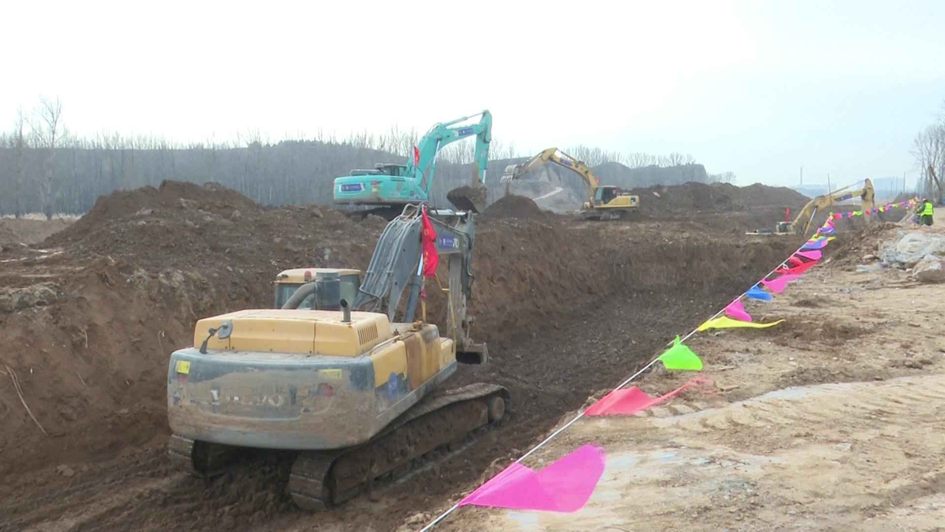 太原热浸涂塑钢管 阳曲县中社河河道综合治理工程：全力以赴保工期 为太忻一体化经济区建设作贡献