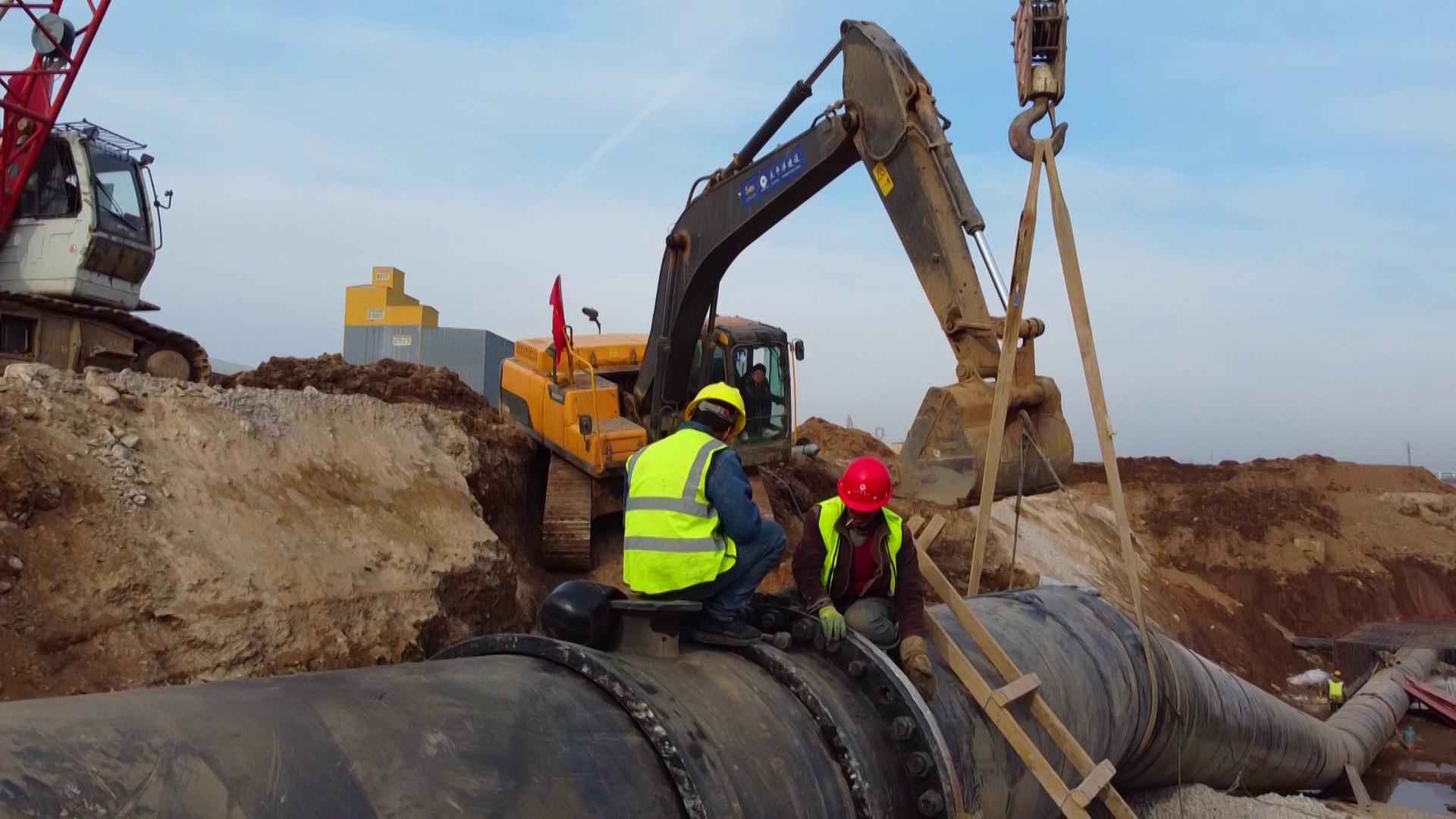 太原热浸涂塑钢管销售 阳曲县中社河河道综合治理工程:全力以赴保工期 为太忻一体化经济区建设作贡献 太原热浸涂塑钢管销售 阳曲县中社河河道综合治理工程:全力以赴保工期 为太忻一体化经济区建设作贡献