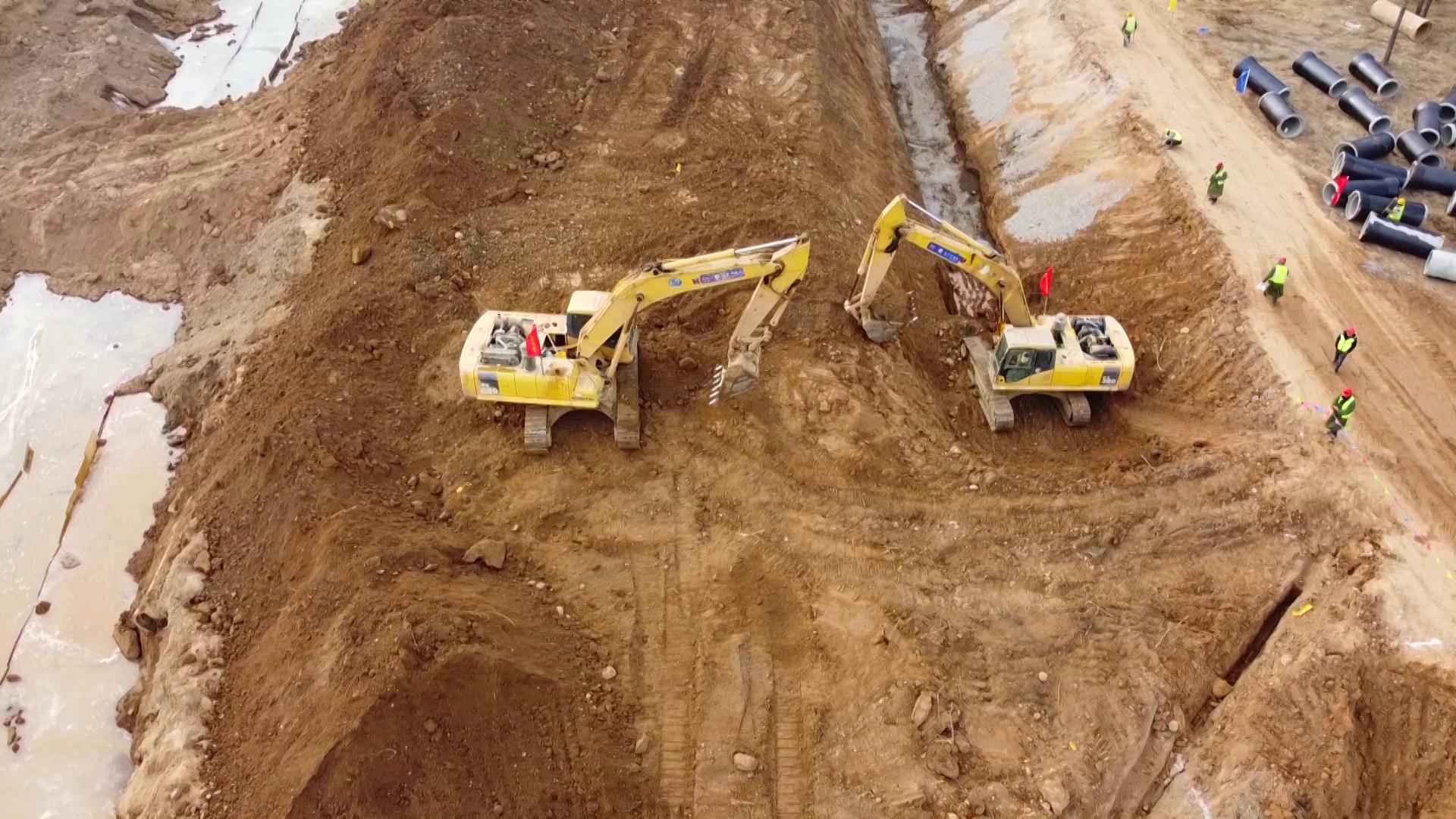 太原热浸涂塑钢管销售 阳曲县中社河河道综合治理工程:全力以赴保工期 为太忻一体化经济区建设作贡献 太原热浸涂塑钢管销售 阳曲县中社河河道综合治理工程:全力以赴保工期 为太忻一体化经济区建设作贡献