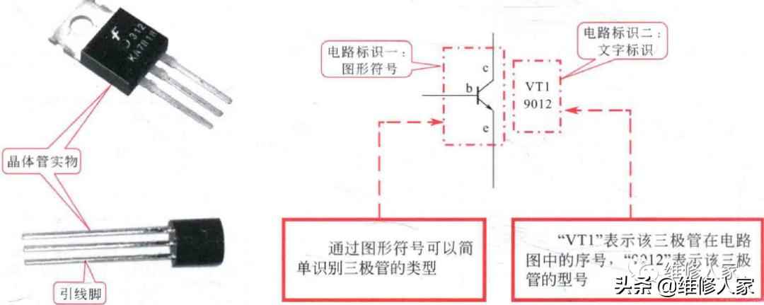 电工电路图中二极管与三极管的符号标识详解