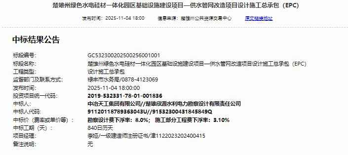 楚雄电力管单价洞察：园区供水管网改造项目全解析